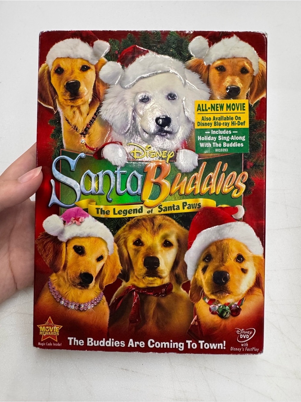 Santa Buddies: The Legend of Santa Paws (DVD, 2009, Widescreen) Tested